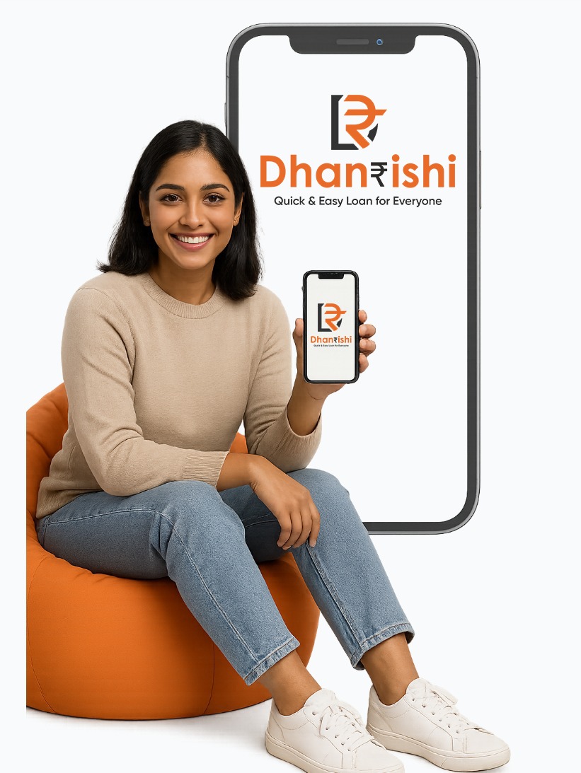Happy DhanRishi customer on bean bag